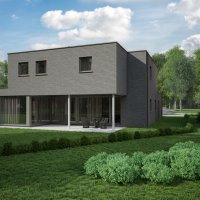 Strakke grote moderne woning te Mol